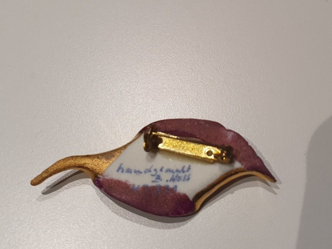 Spille & Fermagli: Brosche Blatt, handmade, Vintage – Usato da Heinrichswil venduto da sabi2809 2