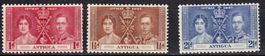 Antigua, Mi 75*77 **, KW € 3.50