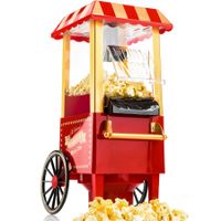 Popcornmaschine Popcorn Maker Heissluft ölfrei Retro Design