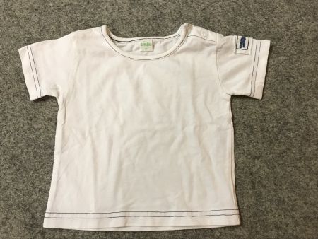 Süsse Baby T-Shirt Gr. 62 weiss first smile