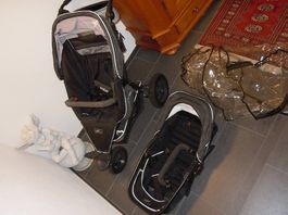 Kinderwagen "TfK" Joggster mit Bremse, Sitz und Babyschale