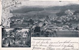 Worb   BE  mit Haushaltungsschule       um 1 9 0 8