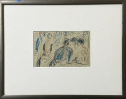 Ernst Ludwig KIRCHNER (1880-1938) - Seltene Zeichnung