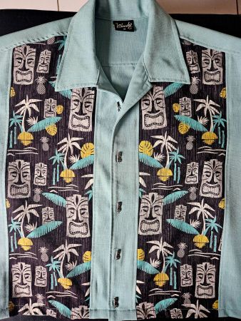 Rock Steady Bowling Shirt HEMD - Mint