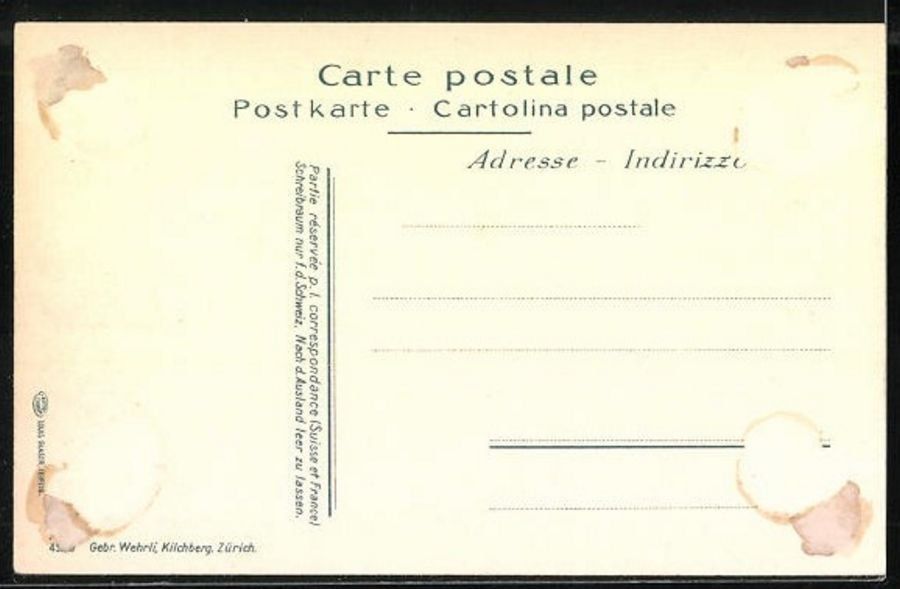 Ansichtskarten: Aarau, Gewerbemuseum um 1907 – Gebraucht aus Frauenfeld von POML 1