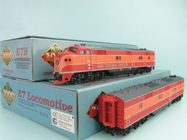 Proto/Brawa H0  9592 und 9591 E7 & E7B SP