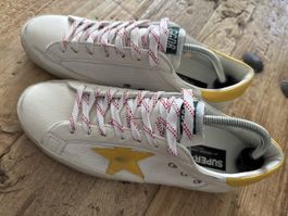 Golden Goose Superstar Leather Sneakers, Size 43 New.