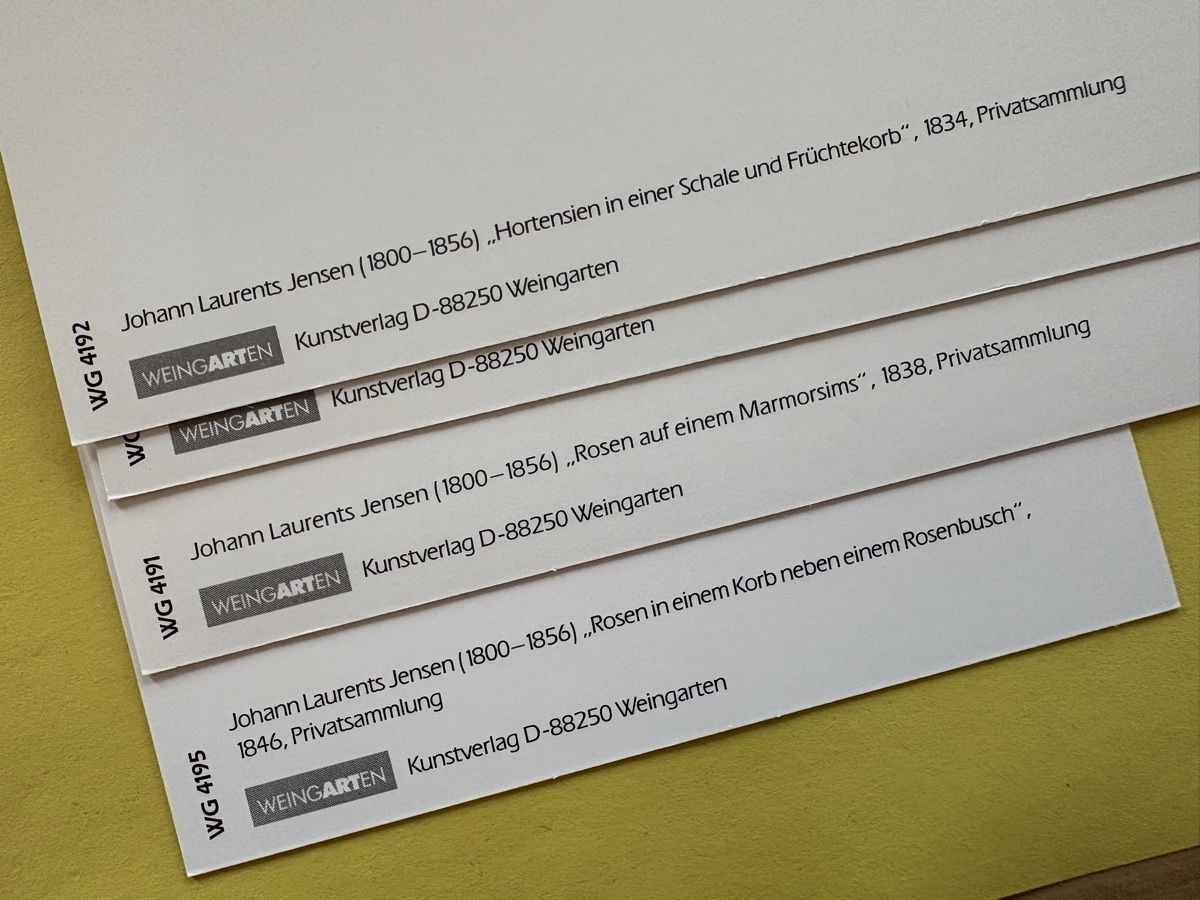 Cartoline postali: AK mit Kunst von Johann Laurents Jensen – Usato da Rümlang venduto da Kartenpost1 1