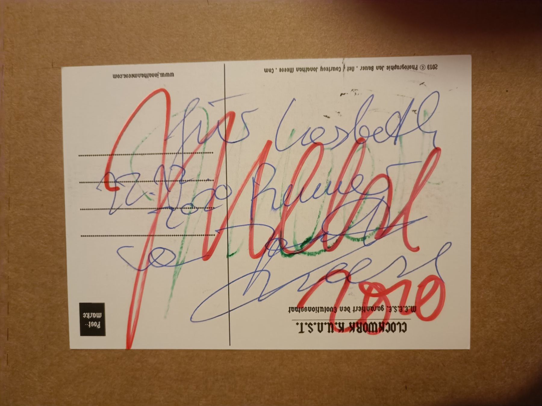 Autografi: Jonathan Meese -  mehrfach signiert – Usato da Menziken venduto da Artographs 1