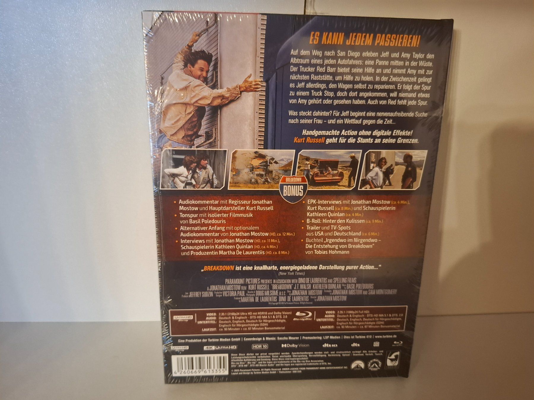 Tutti i DVDs: Breakdown (4K & Blu-Ray Mediabook) – Nuovo e nell'imballaggio originale da Frauenfeld venduto da Frankenstein01 1