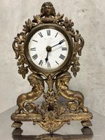 Antike Standuhr mit Löwen, Louis XV Stil, CHF 1