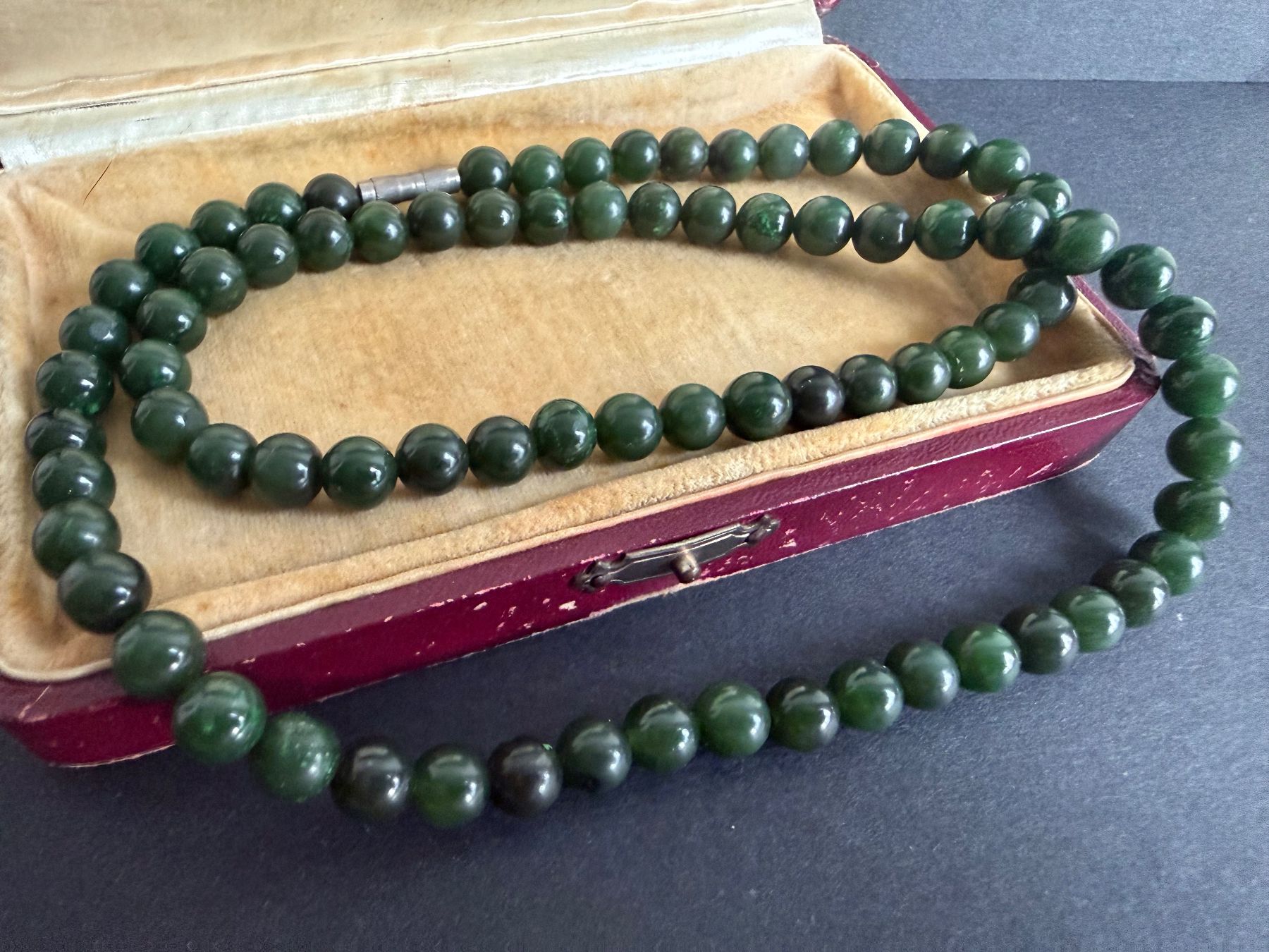 Catenine: Vintage Jade Kette – Usato da Spiegel b. Bern venduto da Rogger72