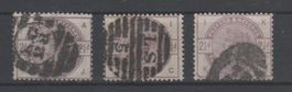 England 1884 3x Michel Nr. 75 o