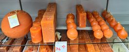 076 Posten Raureif Kerzen terra aus Liquidation