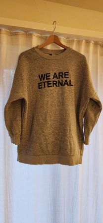 Trendiger Sweater mit Aufdruck, Gr. M, Top Zustand!