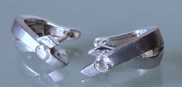 Silber 925 Ohrringe 15 x 7 mm