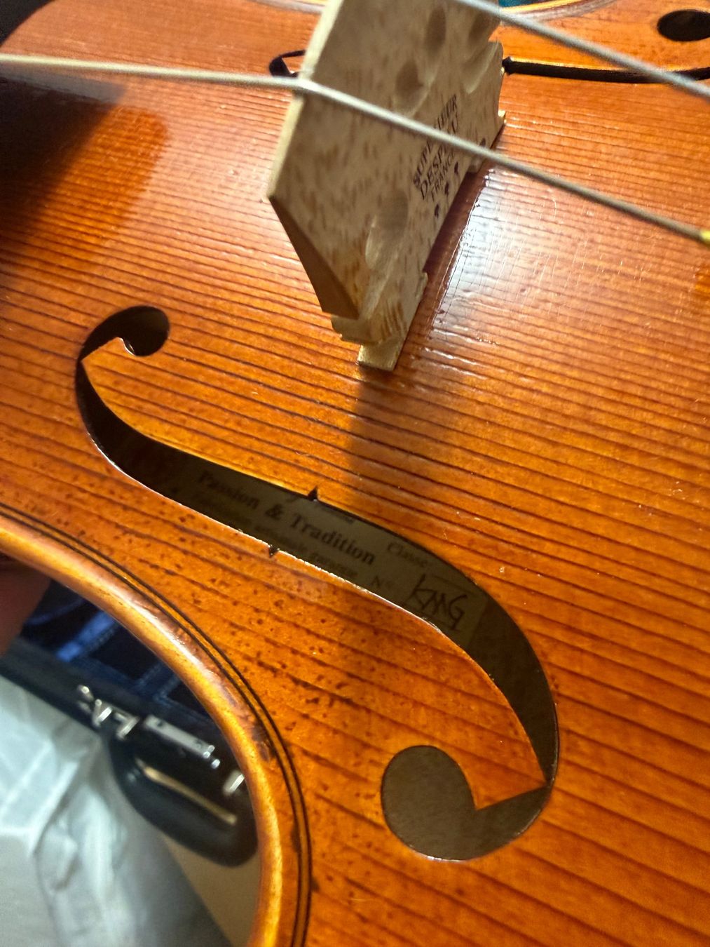 Strumenti musicali: 4/4 Geige/Violine, Strad-Form, inkl. Koffer & Bogen – Usato da Bülach venduto da sportslab02 5