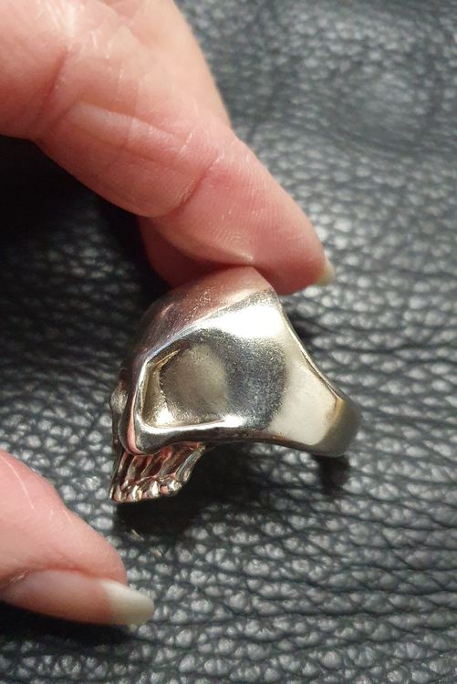 Neu: Skull Ring Gr. 59 / Silber 925 4