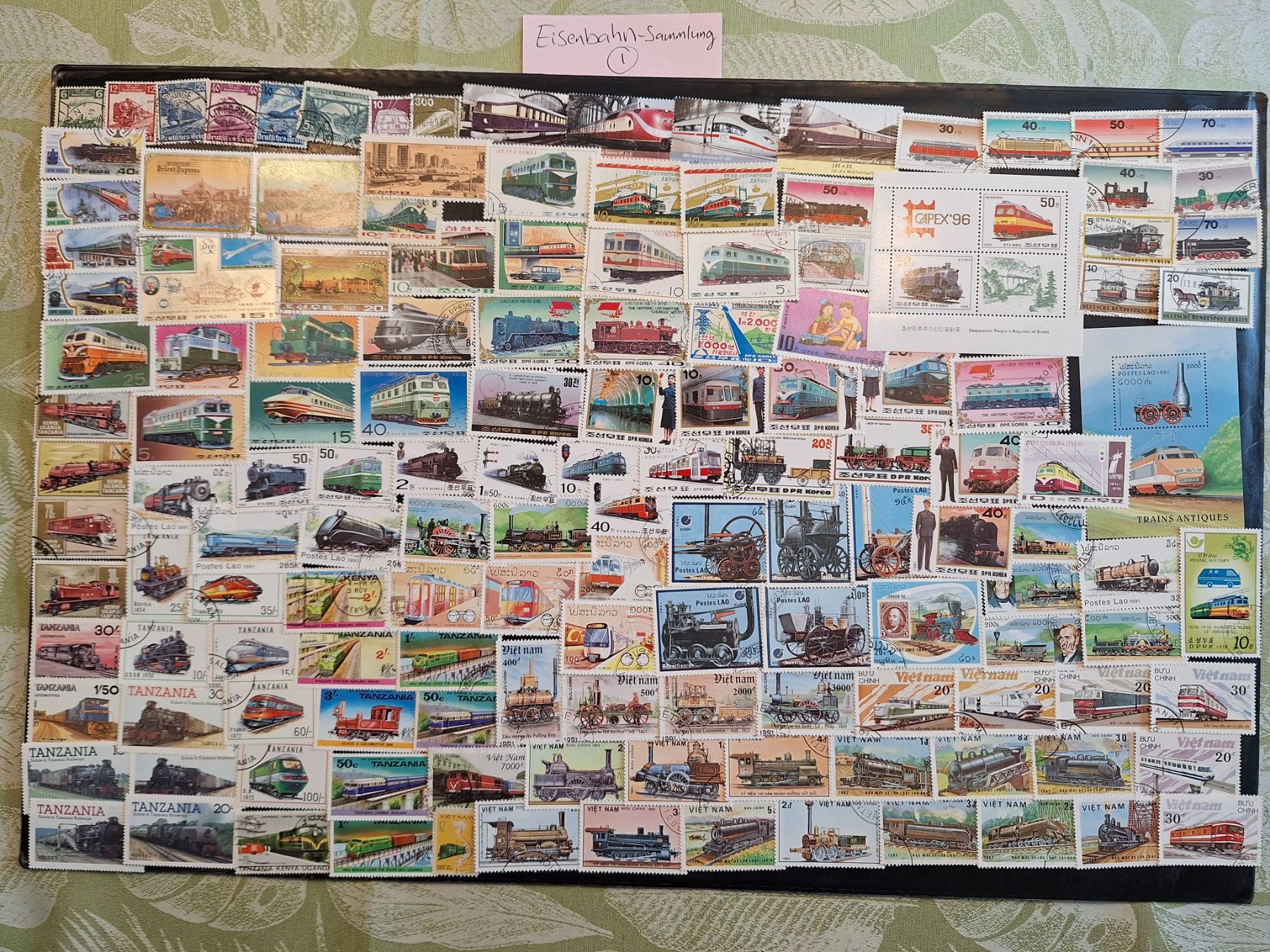 Tutti i francobolli: Grosse Eisenbahn-Sammlung (1) – Usato da Genolier venduto da Antoine30