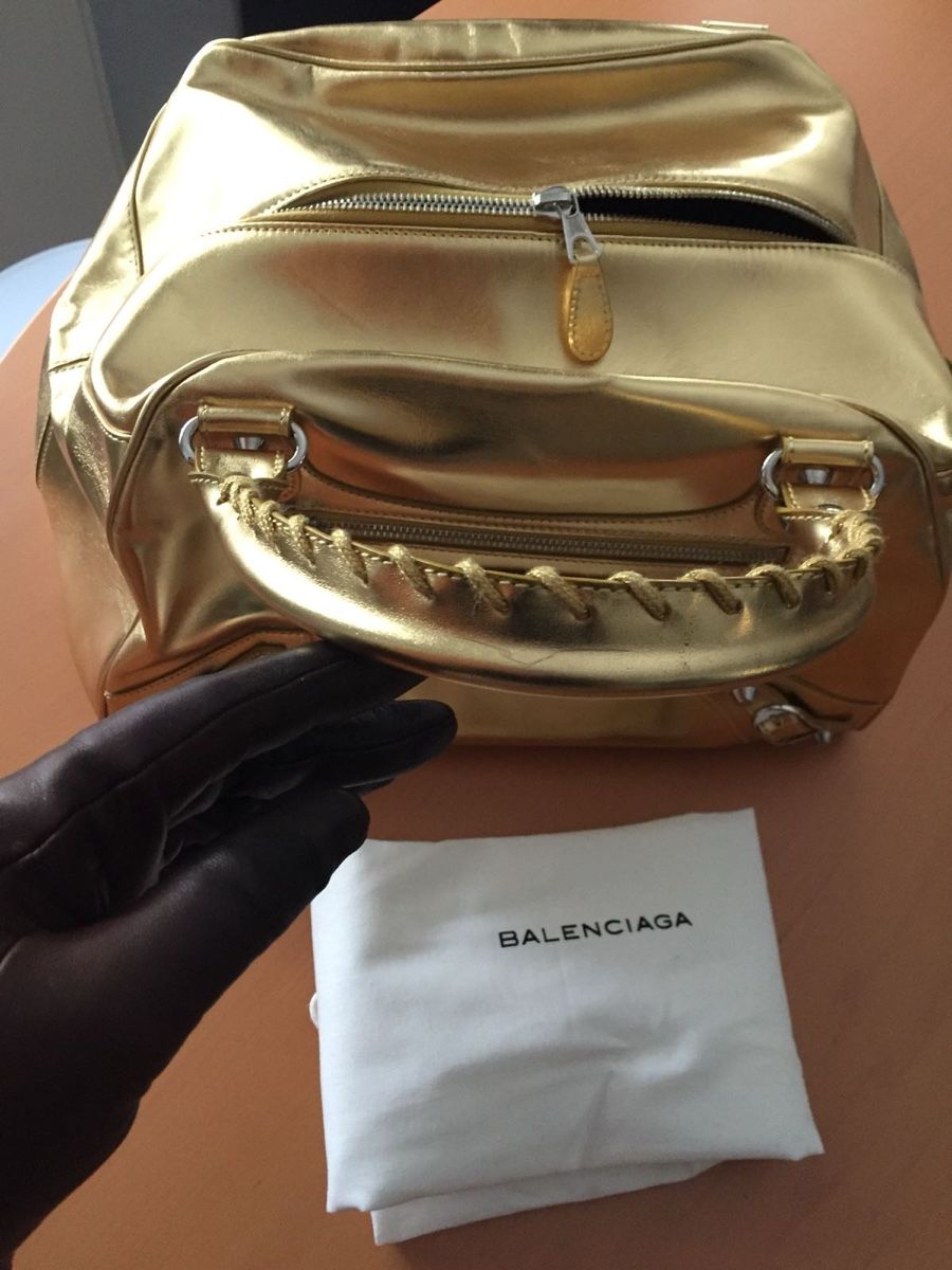 Balenciaga Borse da donna: Edle Tasche Balenciaga gold Leder – Nuovo (secondo la descrizione) da Oberglatt ZH venduto da jul_nhy7 1
