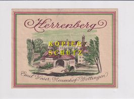 Etikette - Herrenberg /bd