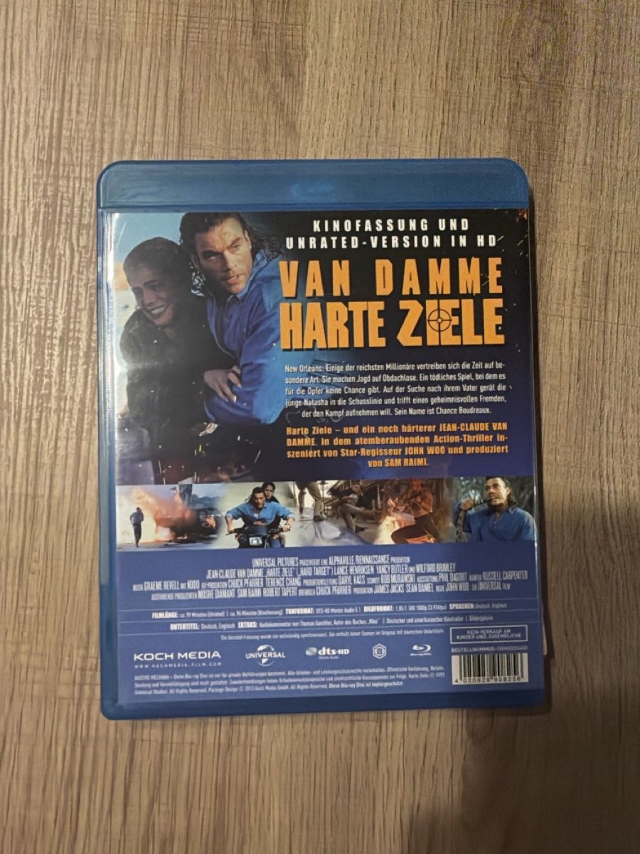Alle DVDs: Harte Ziele (1993) BluRay – Gebraucht aus Hagendorn von masterchieff 1