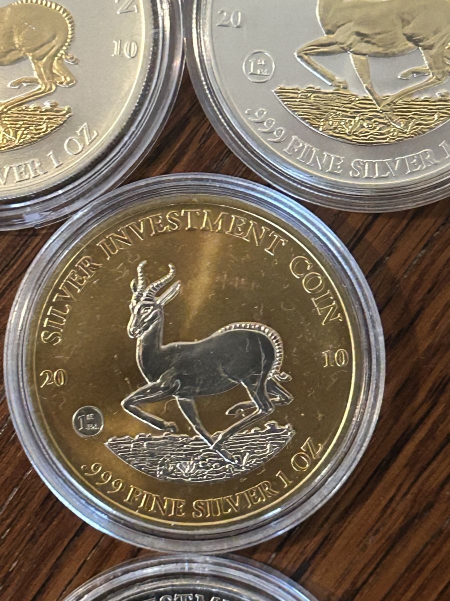 Tutti le monete: 4Stk. Silberunzen Gildet Springbok  – Usato da St. Gallen venduto da Tenkmaster 2