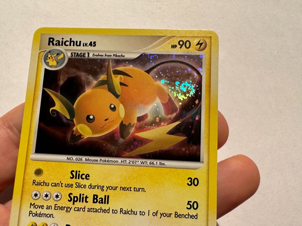 Pokémon Carte collezionabili: Raichu holo D&P Stormfront EN – Usato da Hagendorn venduto da Pokecollectorch 2
