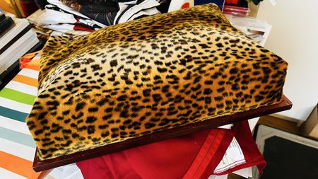 Laptopkissen / SchossTablett, Holzrahmen, Leoprint!