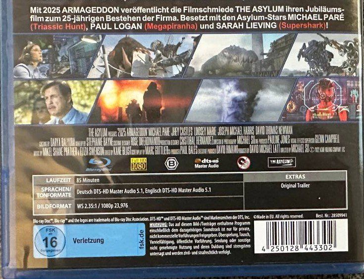 Tutti i DVDs: Armageddon - Willkommen im Multiversum, Blu-ray, Top Zust... – Usato da Beringen venduto da Mantafisch1 2