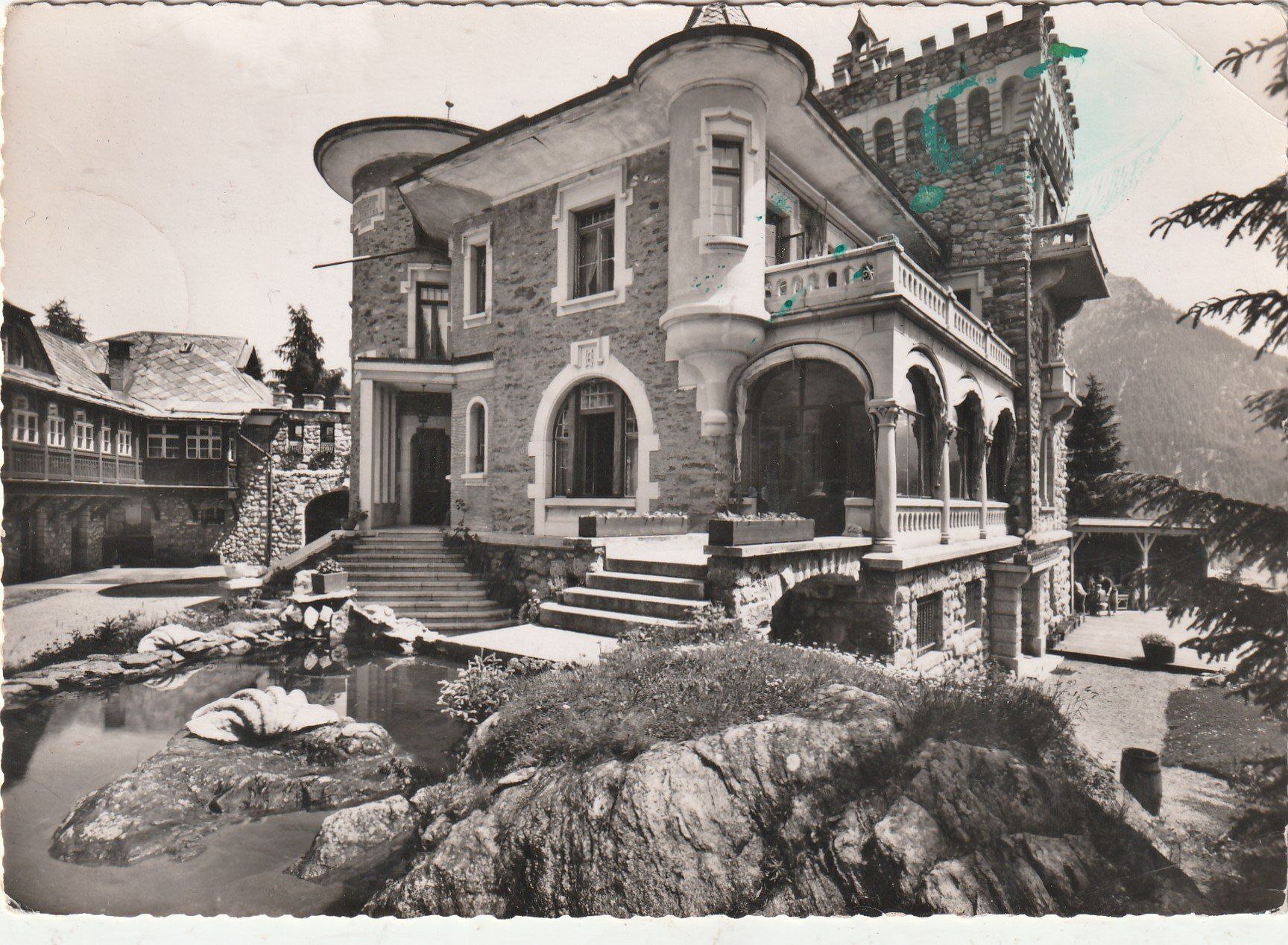 Cartoline postali: Alpine Hotel Davos um 1956 – Usato da Lumbrein venduto da made02