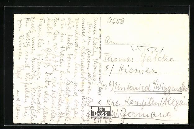 Cartoline postali: Wildhaus, Die Ortschaft mit Blick gegen  – Usato da Berlin venduto da bartko-reher 1