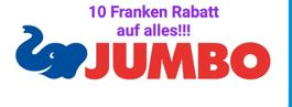 Fr. 10.- Rabatt bei Jumbo ab Fr. 50.- auf ALLES