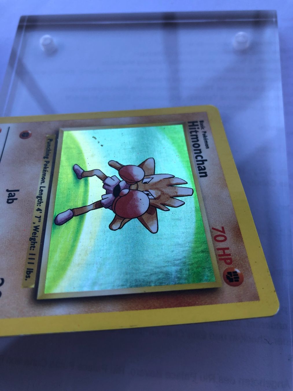 Carte collezionabili: Hitmonchan Holo Base set - HP - ab 1.- – Usato da Giubiasco venduto da dan_pr8b 5
