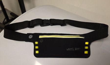 Lauftasche WHEEL.BEE schwarz mit LED und reflektierend