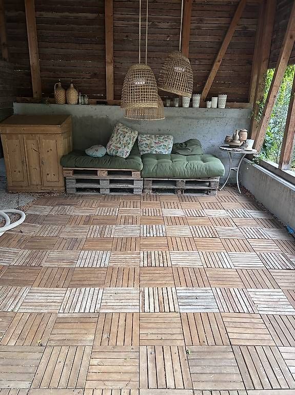 Revêtements de sol: Gartenfliesen Holz – D'occasion à Weite par POster9476