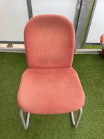 Bürostuhl / Esszimmerstuhl, Stoff Orange, Top Zustand!