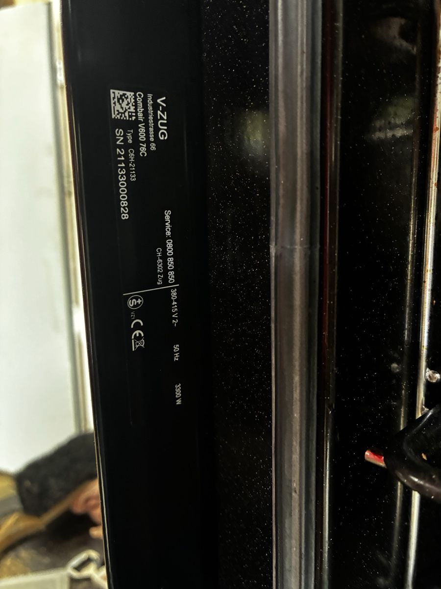 V-Zug Forni: Backofen V Zug Combair V60076C – Usato da Sulz AG venduto da eisi1989 2
