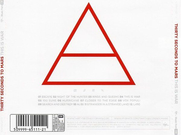 CD: CD 30 Seconds to Mars - This is war (2009) – Usato da Möriken AG venduto da mineralia 1