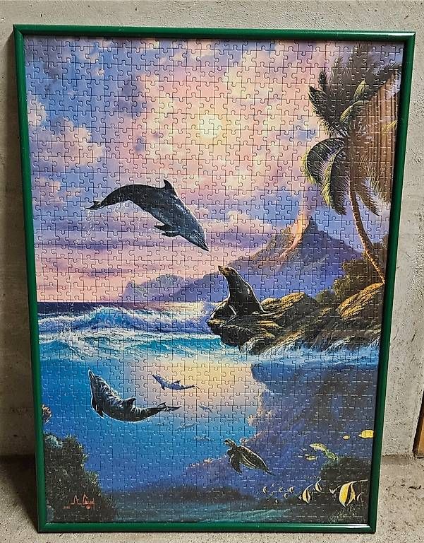 Spiele: Quadro puzzler soggetto mare con delfini – Gebraucht aus Breganzona von ald_7kkb