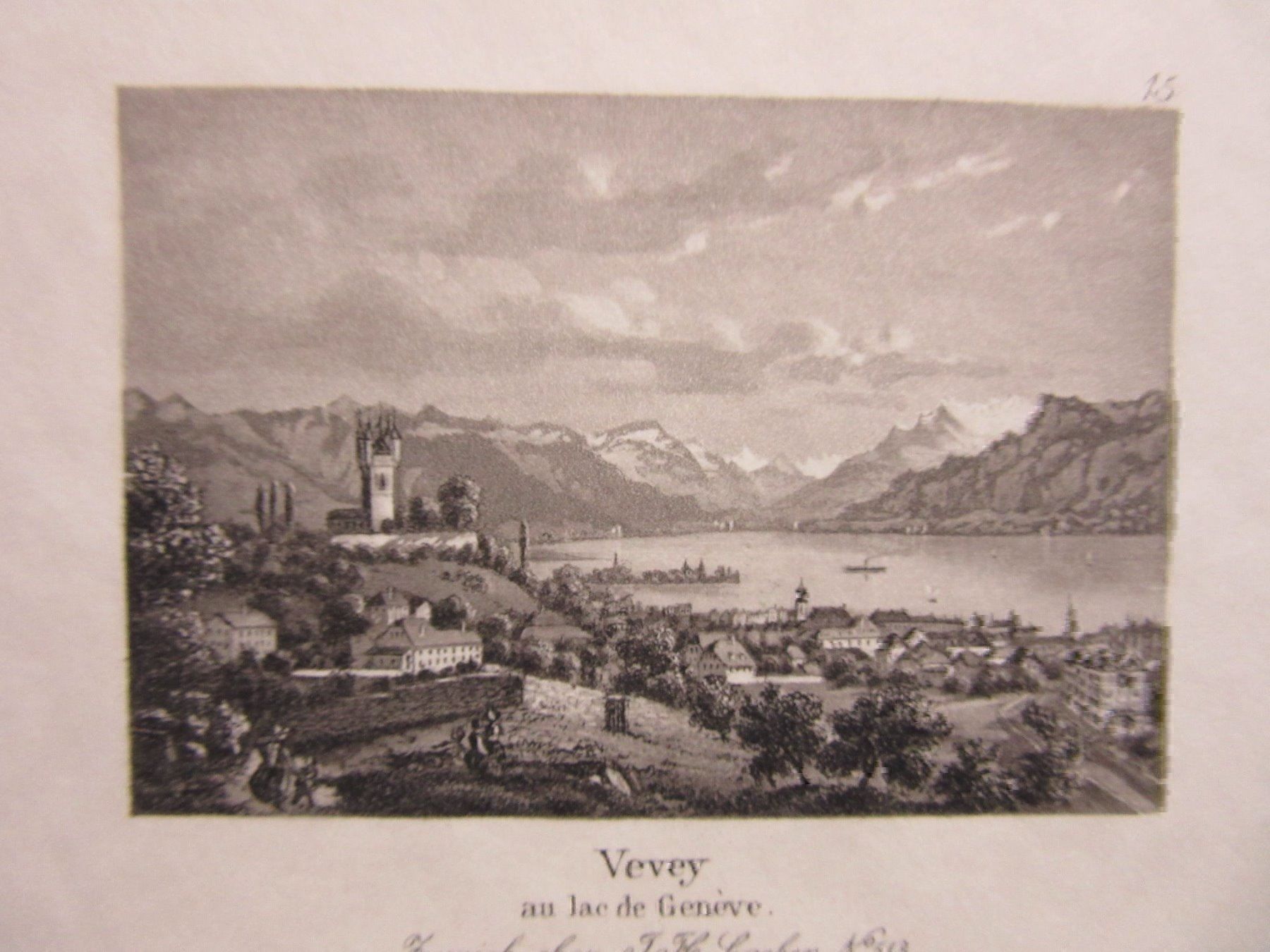 Incisioni: VEVEY  AQUATINTA – Usato da Gersau venduto da grafik-kunst