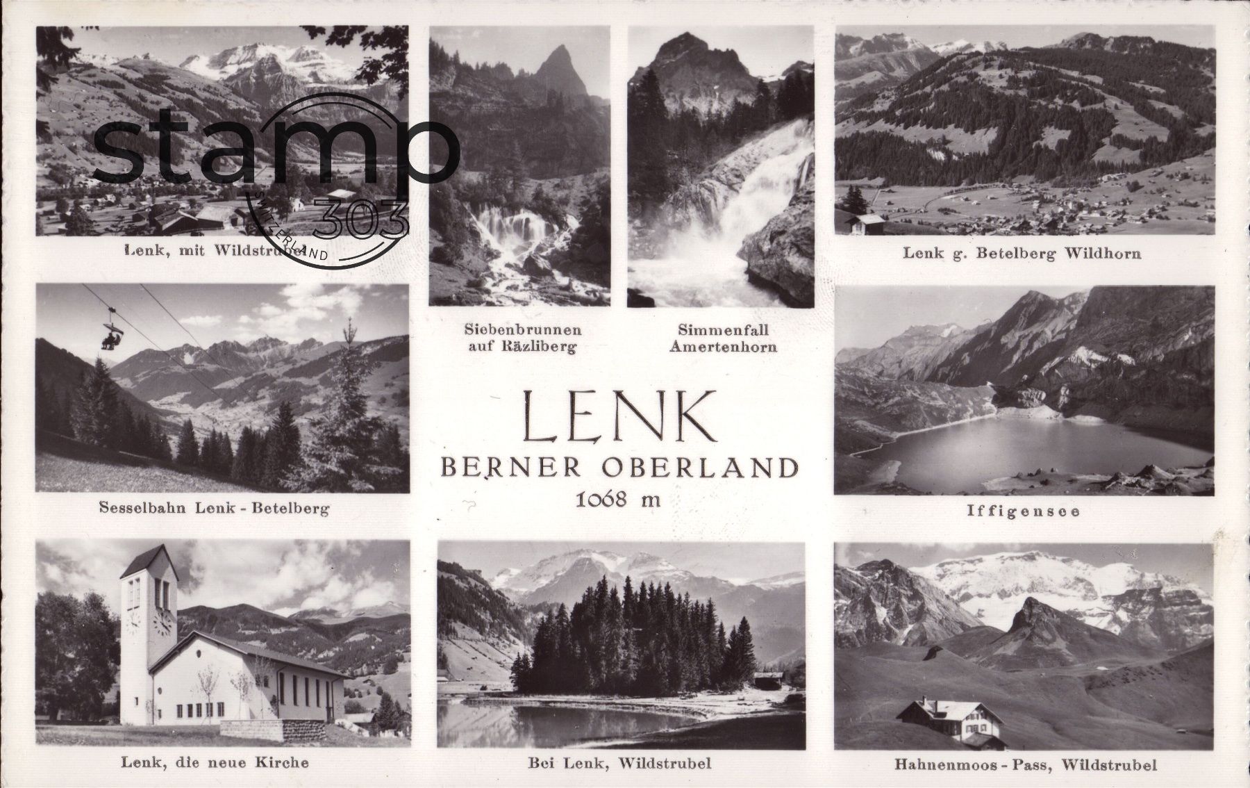 Cartoline postali: AK Lenk im Berner Oberland – Usato da Eggersriet venduto da stamp303