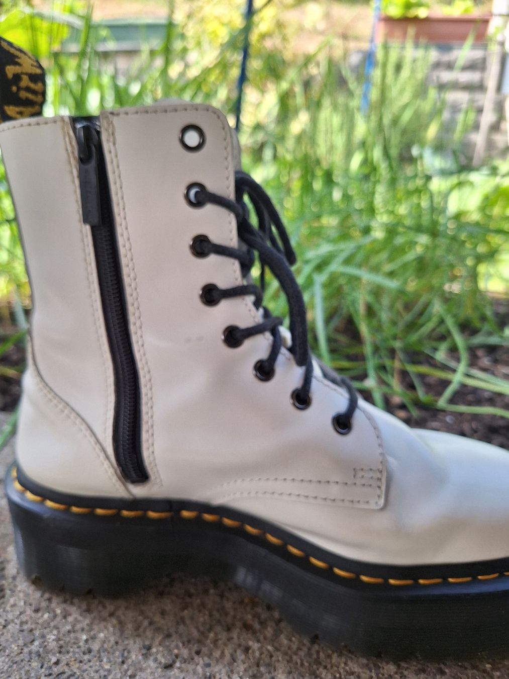 Dr. Martens Chaussures femmes: Dr Martens Jadon Weiss – D'occasion à Teufenthal AG par boebe071 6