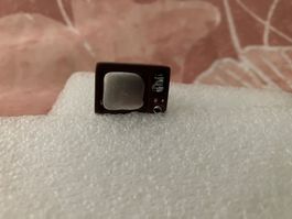 Vintage Fernsehmodell für die Puppenstube, 2x1.5x2cm. neu