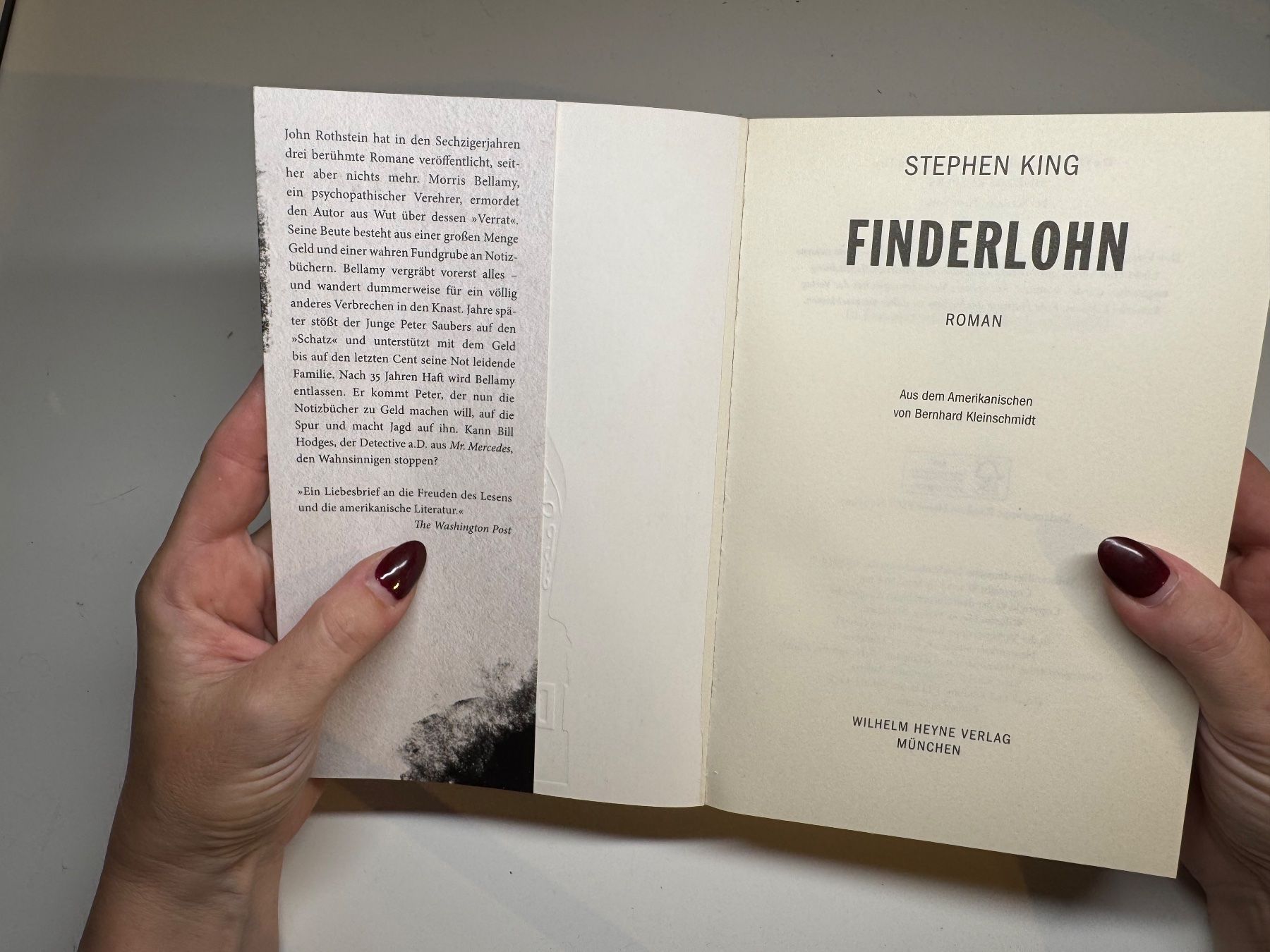 Libri: ROMAN: Stephen King, Finderlohn – Usato da Grosswangen venduto da Deutsche_Romane 2
