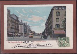Tram - La Chaux de Fonds - 1904 - Color