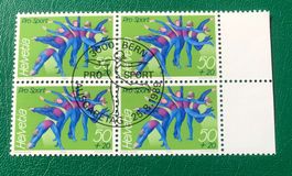 4 er Block Nr. W 67 mit ETStempel Bern