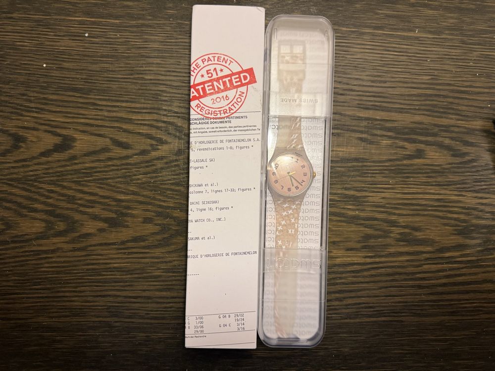 Swatch Orologi: Swatch Aktionärsuhr, neu in Originalverpackung – Nuovo e nell'imballaggio originale da Liebefeld venduto da lor_hmq7