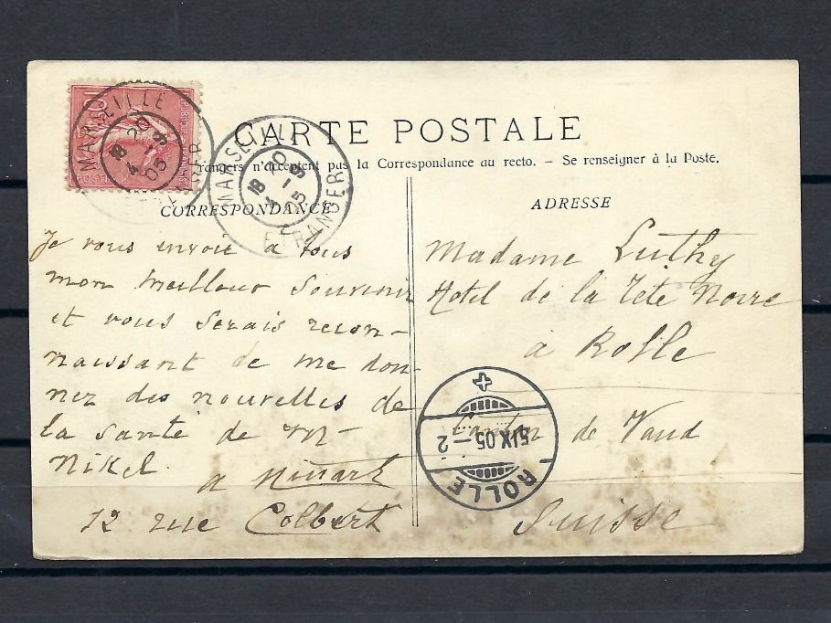 Cartoline postali: Postkarte MARSEILLE - Le Palais de la Bourse – Usato da Bronschhofen venduto da Imsr 1