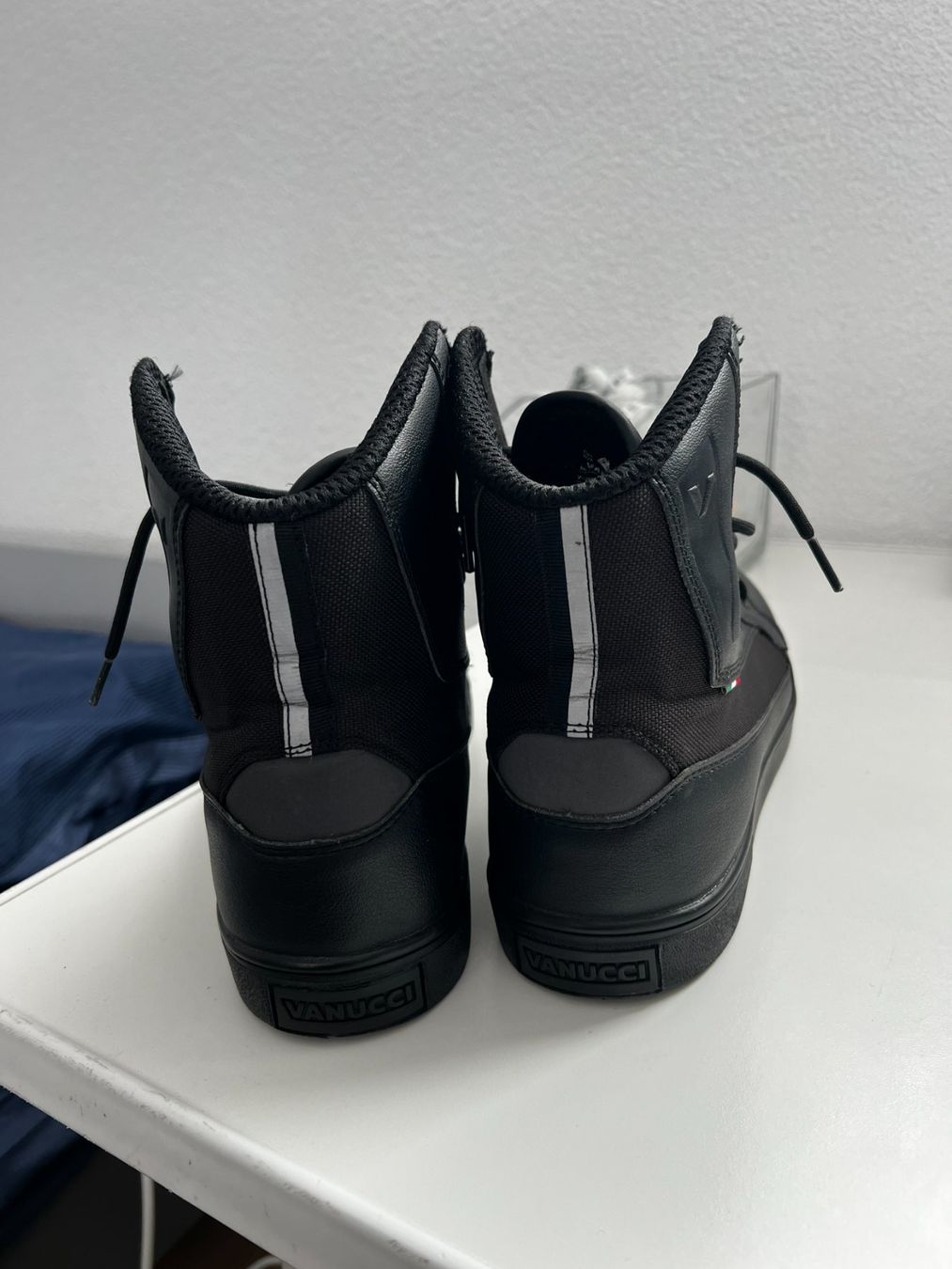 Herrenschuhe: Motorradschuhe Vanucci - schwarz -Größe 46 – Neu (gemäss Beschreibung) aus Volketswil von sei_p9pz 1